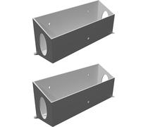 Raspberry Pi 3 Wall Mount Holder with Cable Management Compatible with Official