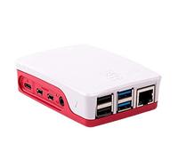 Raspberry Pi Raspberry Carcasa Blanca/Roja para 4