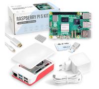 Raspberry Pi 5 8 GB Starter Kit Alimentatore Ufficiale USB C 27 W Alloggiamento