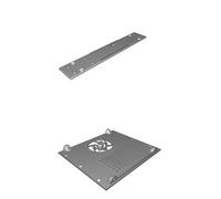 Raspberry Pi 6-inch Rack Enclosure Lid with Fan Mount and LED Opening