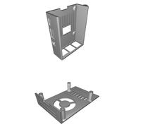 Raspberry Pi Case Mount Compatible with Ender 3 3D Printer GeeekPi Cooling Kit