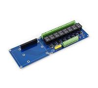Raspberry Pi Expansion Board 8-channel Relays Loads up to 5A 250V AC or 5A 30V DC for Pi B+/2B/3B/3B+/4B SPDT-NO,NC Contact Form 6mA per channel Supports Jetson Nano