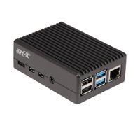 RPI CASE ALU08 - Custodia per Raspberry Pi 4, alluminio, nero