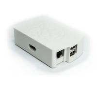 Raspberry PI Model B case (not for Pi 2 or B+!), color: white; mounted in 30 seconds, no screws, made in europe