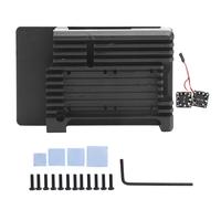 Raspberry Pi4Case, dissipatore di calore in alluminio per Raspberry Pi4 modello B, con raffreddamento passivo e silenzioso, ottime prestazioni di