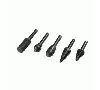 RASPE ROTATIVE SERIE 5 PEZZI CON GAMBO CODOLO 6MM TONDA OVALE CONICA COD.1461657