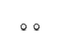 Raspini 11266 orecchini anemone piccoli in Argento 925 e perle naturali