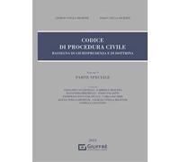 Rassegna di giurisprudenza del Codice di procedura civile. Vol. 5: Parte speciale.