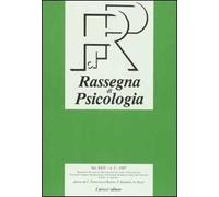 Rassegna di psicologia (2007). Vol. 1
