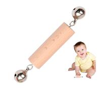 -Rassel Wood-Natural Baby Toys, Handy Rattles | Giocattoli In Legno Massiccio, Sviluppo Precoce, Finanziamenti Per I Sensori Per Bambini, Regalo Ecologico, Bambino MO