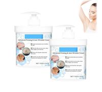 Rassodante crema antirughe, lifting e rinforzante, crema per il corpo semplice idratante per le donne contro l'invecchiamento, per migliorare le linee flaccide e sottili su pelli sensibili (2 pezzi)