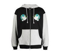 Rassvet - Giacca in cotone a blocchi di colore con dettagli in appliqué - - Sweatshirts & Hoodies - Uomo - Multicolore - M