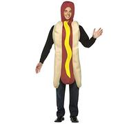 Rasta Imposta 304 Costume da hot dog leggero per Halloween, multicolore, taglia unica