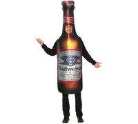 Rasta Imposta Budweiser Birra Bottiglia Tunica Adulto Unisex Costume Halloween