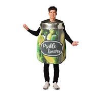 Rasta Imposta Costume di Halloween in barattolo di sottaceti, per adulti, taglia unica, Multicolore, taglia unica