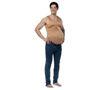 Rasta Imposta Costume Halloween Adulto Bodysuit Pancia Gravidanza Nude