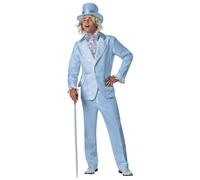 Rasta Imposta Goofball Dumber Blu Smoking Adulto Uomo Costume Halloween GC2903