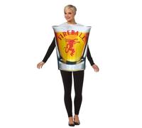 Rasta Imposta Palla di Fuoco Colpo Vetro Costume Adulto Taglia Unica Funny Alcol