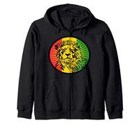 Rasta Lion Reggae Dreadlocks profile for Rastafari lover Felpa con Cappuccio