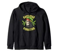 Rasta Man Stoner Cannabis Gift 420 Marijuana rastafariana Felpa con Cappuccio