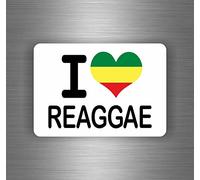 Rasta Reggae Auto Adesivi Jah One Love Lion ref9: Bandiera della Giamaica
