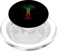 Rasta Reggae DNA Radici Rastafariane Reggaeton Hippie Pride PopSockets PopGrip per MagSafe