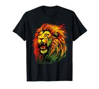 Rasta Reggae Leone Radici Giamaicane Rastafari Leone Di Giuda Maglietta
