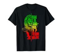 Rasta Reggae Music Giamaica Rastafari Roots Leone giamaicano Maglietta