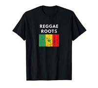 Rasta Reggae Roots Gifts Flag Country Music Vintage Jamaica Maglietta