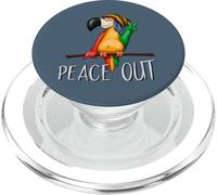 Rasta Uccello Raffreddamento Reggae Parrot Pace Fuori PopSockets PopGrip per MagSafe