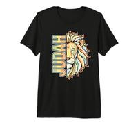 Rastafari Leone di Giuda Reggae Jah Cultura Maglietta Premium