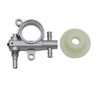 Rastapulz 1 set di 2500/3800 catene seghe parti catene seghe olio pompa con ruota di azionamento, adatto per catene seghe 25CC / 38CC