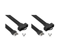 Rastapulz 2 cavi di prolunga per pannello anteriore USB 3.1, tipo E a tipo C, Gen 2 (10 Gbps), adattatore interno, con 4 (50 cm)