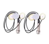 Rastapulz 2 microfoni a contatto piezoelettrici, 3 pickup con presa terminale per Kalimba