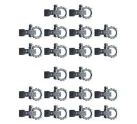 Rastapulz 20 fibbie in paracord, fermaglio a vite, gancio regolabile, fibbie per braccialetto paracord, cintura