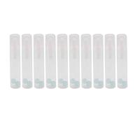 Rastapulz Confezione da 10 pennarelli acrilici vuoti, trasparenti , 15 mm, per pittura in pietra,