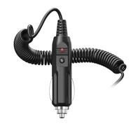 Rastapulz DC 12 V, cavo di alimentazione universale, 5,5 x 2,1 mm, per accendisigari auto, fusibile da 3 A integrato con spia luminosa