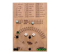 Rastapulz Gioco da tavolo da baseball, dadi in legno e gioco da tavolo, gioco interattivo, giocattolo sportivo divertente