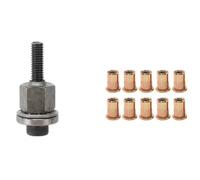 Rastapulz Rivetto manuale vite rivettatrice rivettatrice adattatore dado utensile metallo facile installazione 11 pezzi M6