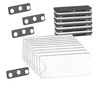 Rastapulz Set di 10 targhette magnetiche con 3 potenti , badge con nome aziendale/badge