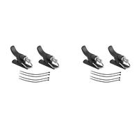 Rastapulz Set di 4 cannoni da pesca in mare, per la pesca del surf, accessori per la pesca stazionaria