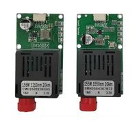 Rastapulz TTL a modulo in fibra ottica TTL ricetrasmettitore ottico per RX/TX AV/VCC interfaccia GND 20 Km