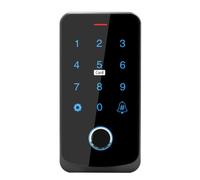 Rastapulz Tuya APP Tastiera per controllo accessi Bluetooth, scheda RFID IC M1, tastiera di accesso alle impronte digitali TF9-Tuya Nero