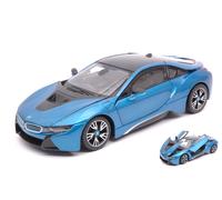 RASTAR 1/24 BMW I8 2015 BLU MODELLISMO MODELLINO STATICO DIECAST