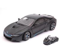 RASTAR 1/24 BMW I8 2015 NERO MODELLISMO MODELLINO STATICO DIECAST
