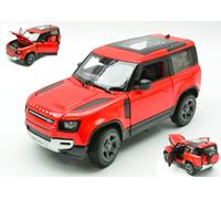RASTAR 1/24 LAND ROVER DEFENDER 90 ROSSO MODELLISMO MODELLINO STATICO DIECAST
