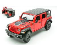 RASTAR 1/24 MODELLISMO JEEP WRANGLER RUBICON 4XE ROSSO MODELLINO STATICO DIECAST