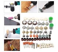 RASTKY 145pcs Strumento Accessorio Set Drill Electric Grinder - Kit Completo Macinatura, Lucidatura, Taglio e Deburdo con Ruote di Lana, Carta Vetrata e Spazzole a Filo