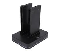 RASTKY 2 Caricabatterie per Controller Magnetico Dock di Ricarica Rapida per Controller di Gioco Luce RGB per Giocatori ABS 4 Slot Adatto per 2