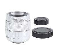 RASTKY 35 Mm F1.7 C Monte TV Television TV Focus Focus Focus Mirrorless Fotocamera Lens, con Rivestimento Multistrato di Grande Apertura e MC per gli Amanti della Fotografia (SILVER)
